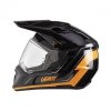 KASK MOTOCYKLOWY Z GOGLAMI LEATT ADV 7.5 BLACK ORANGE L